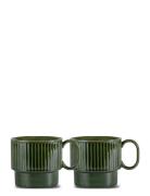 Coffee & More Tea Mug, 2-Pcs Home Tableware Cups & Mugs Coffee Cups Gr...