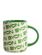 Mug Liz Byon Home Tableware Cups & Mugs Coffee Cups Green Byon