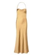 Carlen Maxi Dress Maxikjole Festkjole Gold Bardot