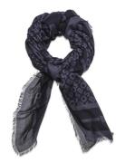 Laik_120*120 Accessories Scarves Lightweight Scarves Navy BOSS