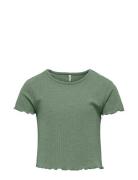 Kognella S/S O-Neck Top Noos Jrs Tops T-shirts Short-sleeved Green Kid...