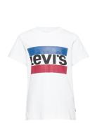 Te-S/S Tee Tops T-shirts Short-sleeved White Levi's