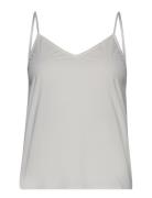 Melanie Slip Top Tops T-shirts & Tops Sleeveless Cream Notes Du Nord