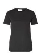 Rwavenue Ss T-Shirt Tops T-shirts & Tops Short-sleeved Black Rosemunde