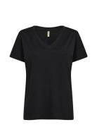 Sc-Derby Tops T-shirts & Tops Short-sleeved Black Soyaconcept