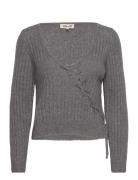 Chelsie Tops Knitwear Jumpers Grey Baum Und Pferdgarten