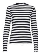 Candacekb Big Stripe Ls Tops T-shirts & Tops Long-sleeved Black Karen ...