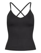 Studio Rib Strap Tank Sport T-shirts & Tops Sleeveless Black Björn Bor...