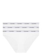 Bikini 3Pk Truse Brief Truse White Calvin Klein