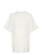 Jiogz Over Tee Tops T-shirts & Tops Short-sleeved Cream Gestuz