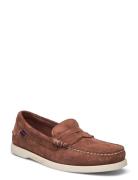 Dan Boat Flesh Out Mokasiner Lave Sko Brown Sebago