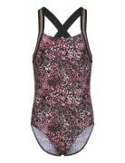 Swimsuit W Elastic Straps, Aop Badedrakt Badetøy Multi/patterned Color...