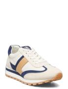 Dani Suede & Nylon Sneaker Lave Sneakers Beige Lauren Ralph Lauren