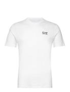 T-Shirt Tops T-shirts Short-sleeved White EA7