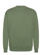 Loose Crewneck Tops Sweat-shirts & Hoodies Sweat-shirts Green Revoluti...