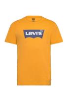 Levi's® Graphic Tee Shirt Tops T-shirts Short-sleeved Yellow Levi's