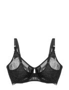 Peony Florale W01 Lingerie Bras & Tops Wired Bras Black Triumph