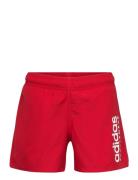 Ess L Clx Short Badeshorts Red Adidas Sportswear