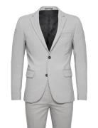 Plain Mens Suit Dress Grey Lindbergh