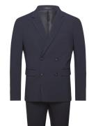 Plain Db Mens Suit Dress Navy Lindbergh