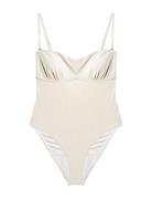 Shiva Swimsuit Badedrakt Badetøy Beige Rethinkit