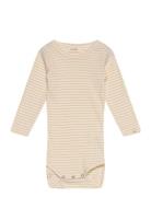 Nbflake Ls Slim Body Lil Bodies Long-sleeved Beige Lil'Atelier