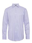 P-Hank-Spread-C1-222 Tops Shirts Business Blue BOSS