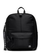 Zip Top Backpack Solid Ryggsekk Veske Black Marimekko