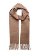 Plain Lambswool Scarf Accessories Scarves Winter Scarves Beige Barbour