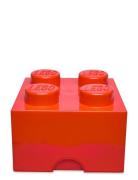 Lego Storage Brick 4 Home Kids Decor Storage Storage Boxes Red LEGO ST...