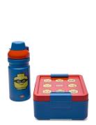 Lego Lunch Set City Home Meal Time Lunch Boxes Blue LEGO STORAGE