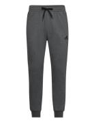 Essentials Fleece Regular Tapered Pants Sport Sweatpants Grey Adidas S...