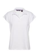 Lds Erin Loosefit Cupsleeve Tops T-shirts & Tops Polos White Abacus