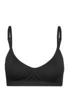 Lght Lined Bralette Lingerie Bras & Tops Soft Bras Tank Top Bras Black...