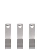 Hook, Thapsus, Brushed Silver Finish Home Storage Hooks & Knobs Hooks ...