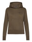 W Gale Logo Hood Sport Sweat-shirts & Hoodies Hoodies Khaki Green Sail...