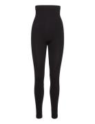 Ecocare High Waisted Seamless Leggings Bottoms Leggings Black Spanx