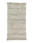 Bath Mat Cotton 50X80Cm Home Textiles Rugs & Carpets Bath Rugs Beige N...