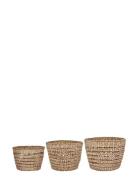 Baskets, Ramla, Natural Home Storage Storage Baskets Beige House Docto...