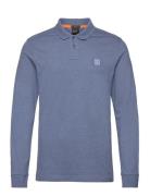 Passerby Tops Polos Long-sleeved Blue BOSS