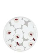 Unikko Plate 25Cm Home Tableware Plates Dinner Plates Grey Marimekko H...