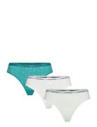 Brazilian 3 Pk Lingerie Panties Brazilian Panties Green Calvin Klein