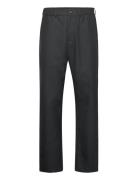 Panu Wool Suiting Bottoms Trousers Casual Black Rue De Tokyo