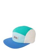 Block Teal/Brown 5 Accessories Headwear Caps Multi/patterned Lil' Boo