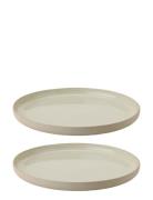 Emma Middagstallerken Ø 24 Cm 2 Stk Grey Home Tableware Plates Dinner ...