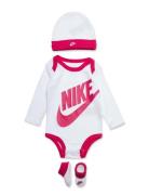 Nike Futura Bodysuit Box Set Langermet Bodysuit Pink Nike