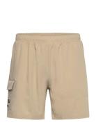 Salerno Cargo Beach Shorts Sport Shorts Beige FILA