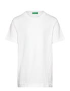 T-Shirt Tops T-shirts Short-sleeved White United Colors Of Benetton