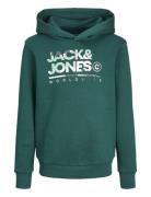 Jjluke Sweat Hood Mni Tops Sweat-shirts & Hoodies Hoodies Green Jack &...