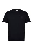 Emb Archive Shield Tshirt Tops T-shirts Short-sleeved Black GANT